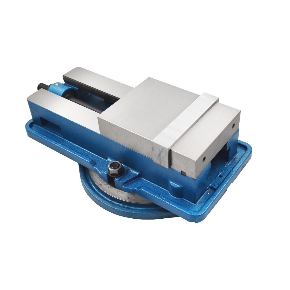 Bench Vise Milling Machine Vise Lockdown With 360° Swiveling Base 6 Inch