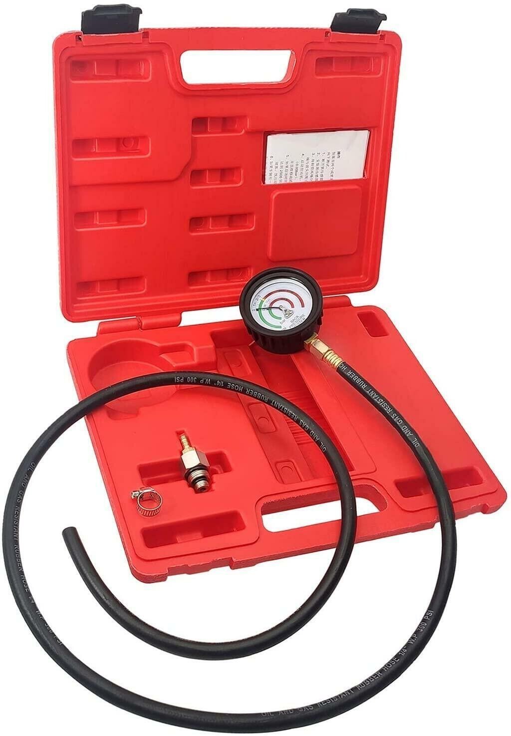 Car Exhaust Back Pressure Tester Gauge Catalytic Converter Test Tool Set