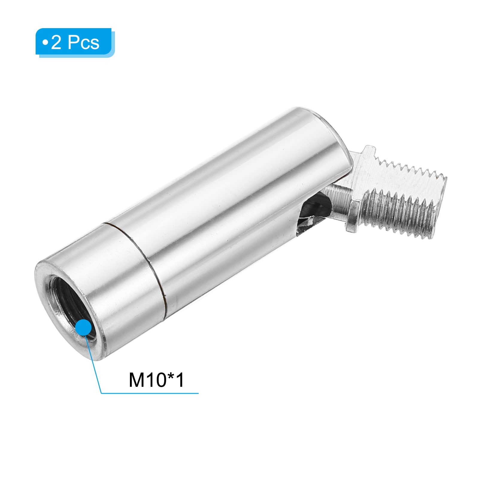 2Pcs, 90/350 Degree Sloped Ceiling Light Adapter M10 Thread Chrome