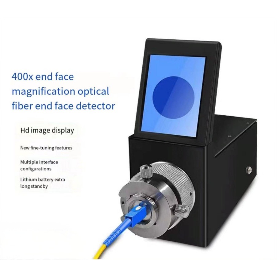 RD-66G 400X 3.5'' LCD Fiber Optic Inspection Fiber Microscope 1.25/2.5mm Adapter