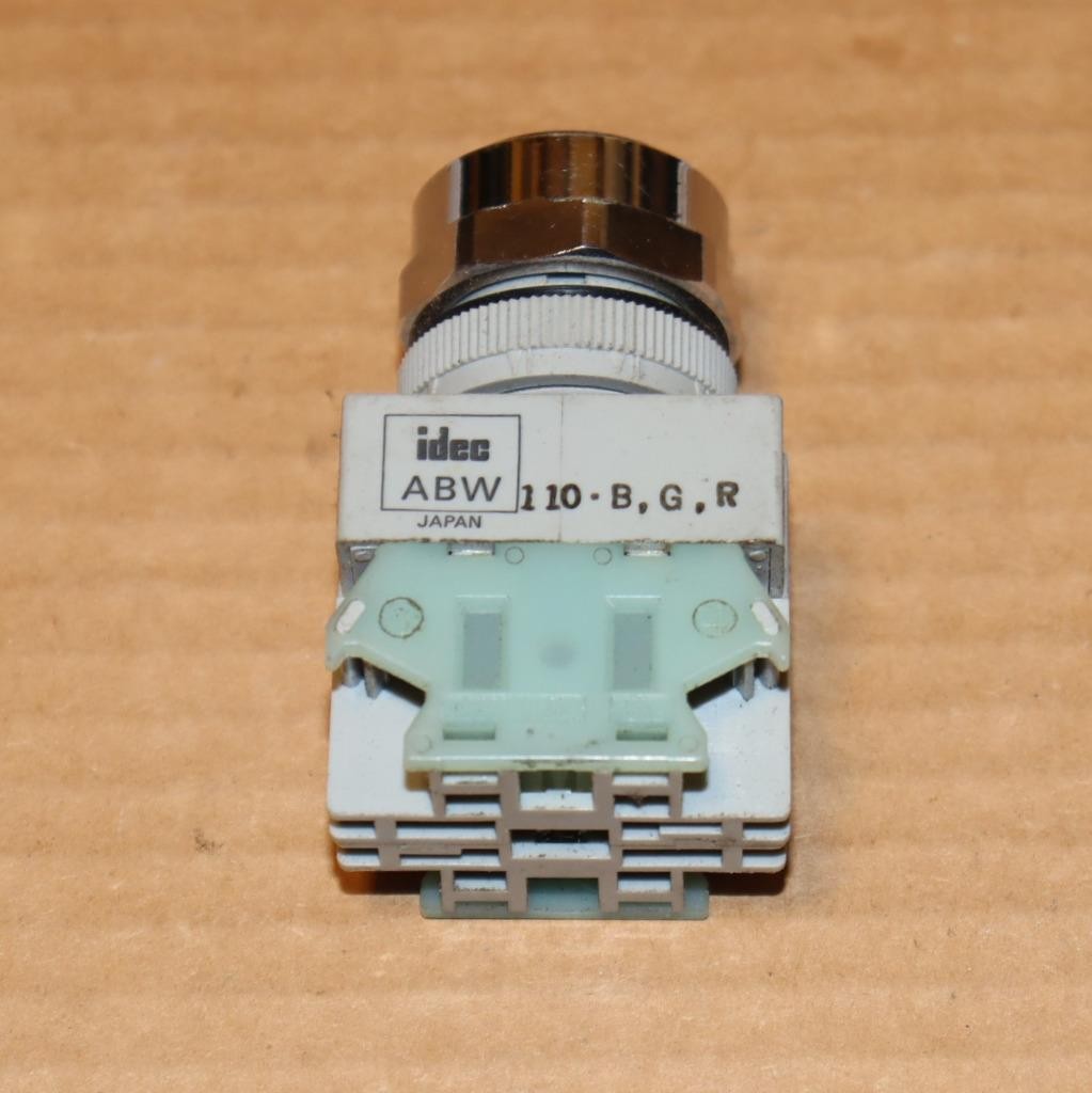 One IDEC ABW Black Illuminated Pushbutton Switch