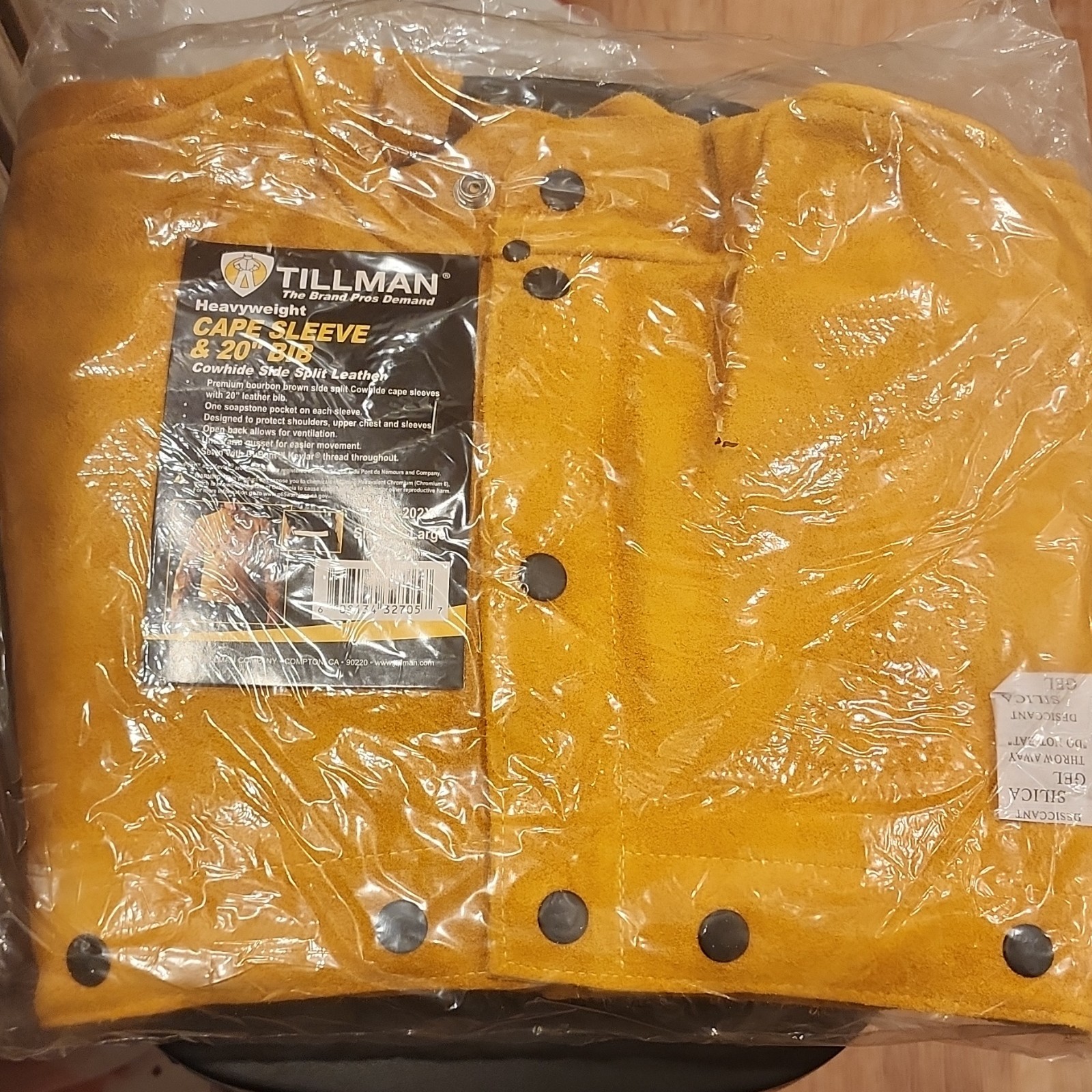 Welding Jacket Tillman 8321-202X Cowhide Leather Yellow 2XL 20in