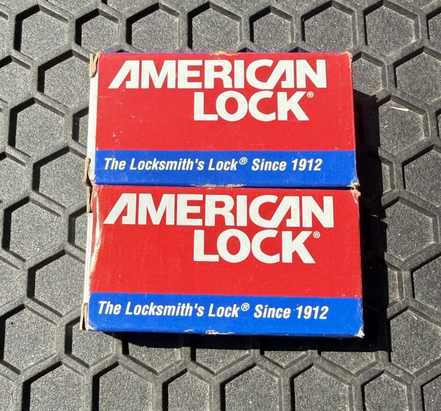 American Lock A5200KA Solid Steel Padlock 2 Pack