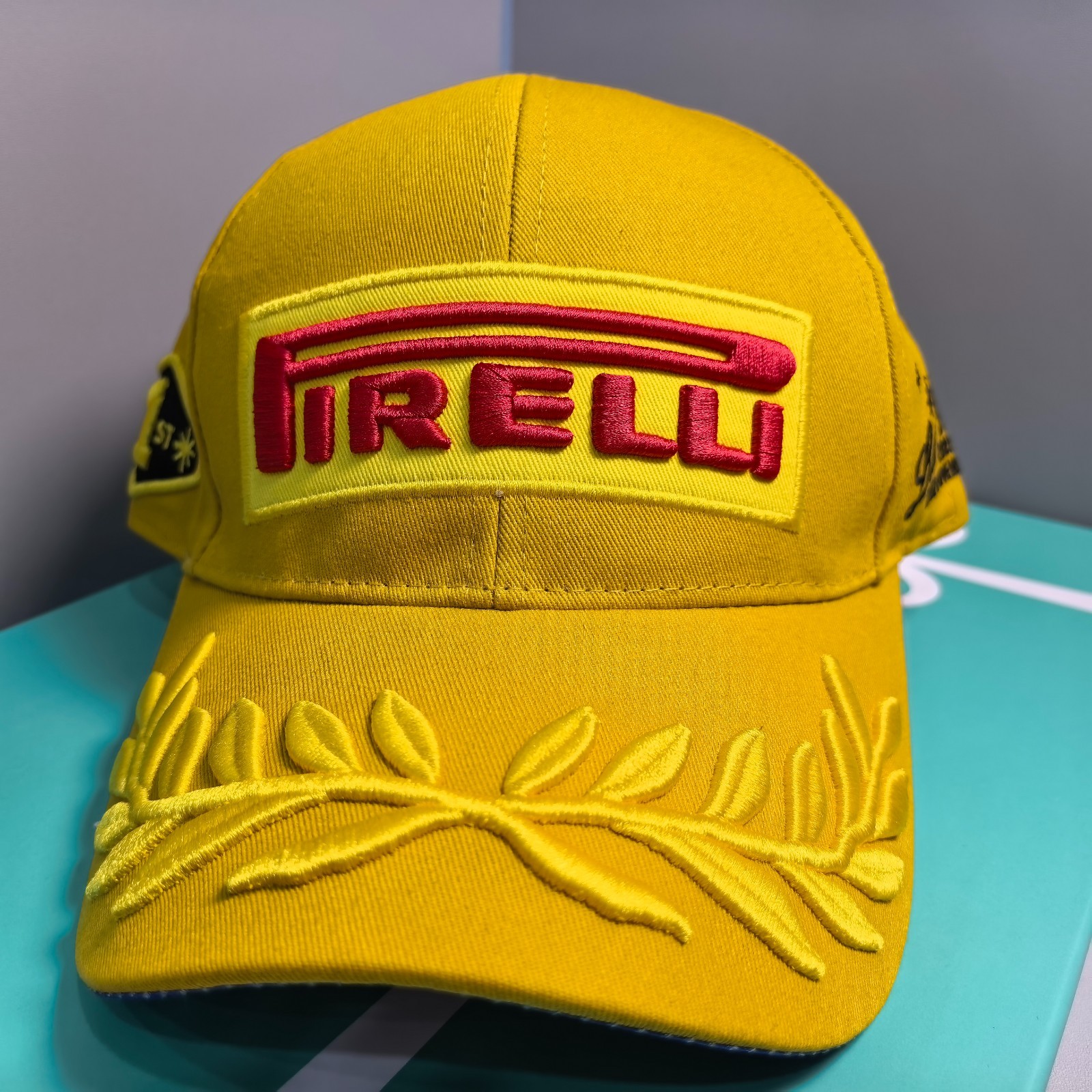 Pirelli Las Vegas Grand Prix 1st Adjustable Outdoor Sports Baseball Cap Yellow