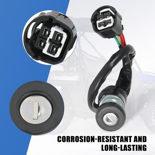 48397 Ignition Switch with Key Assembly Compatible with Massimo Buck 250, 450
