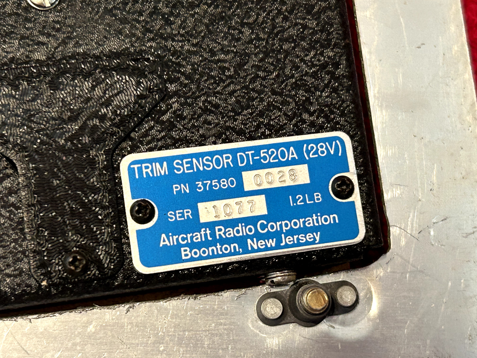 ARC 28V ELEVATOR TRIM SENSOR P/N DT-520A CESSNA