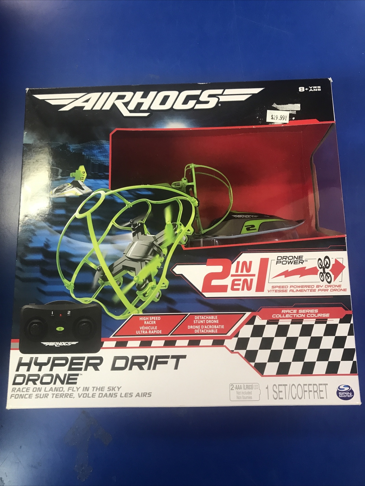 Airhogs 2 In 1 Hyper Drift Drone