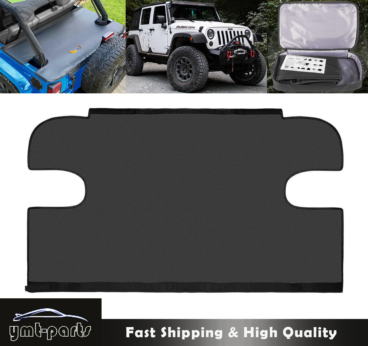 Cargo Cover Tonneau Cover Shield Fit Jeep Wrangler JK Unlimited 4 Door 2007-2018