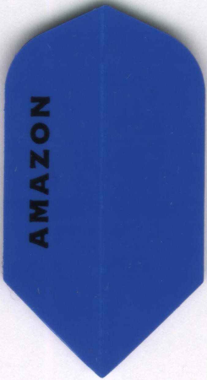 Blue AMAZON Slim Dart Flights: 3 per set