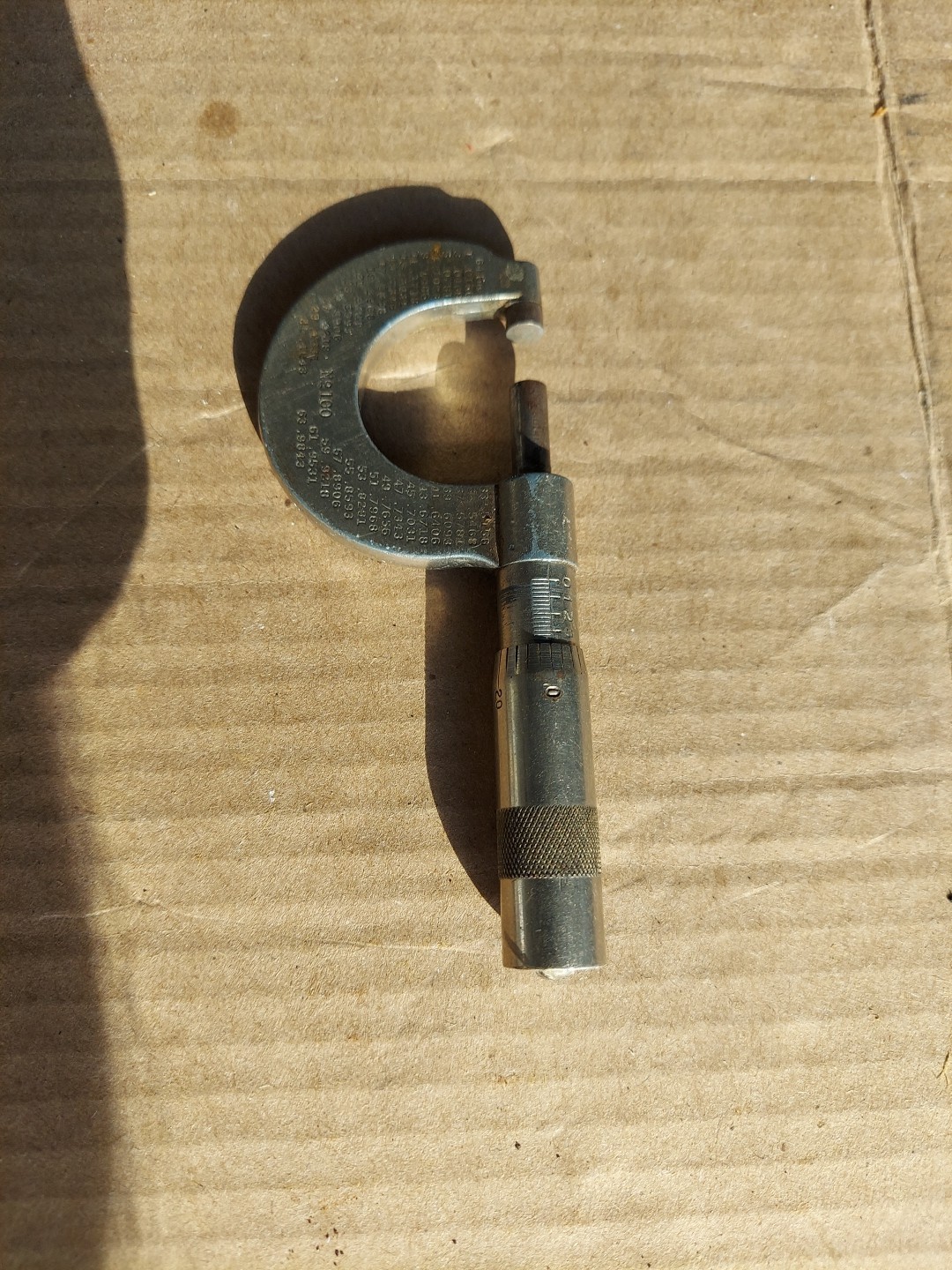 VINTAGE 0-1" STAR TOOLS MICROMETER, USA