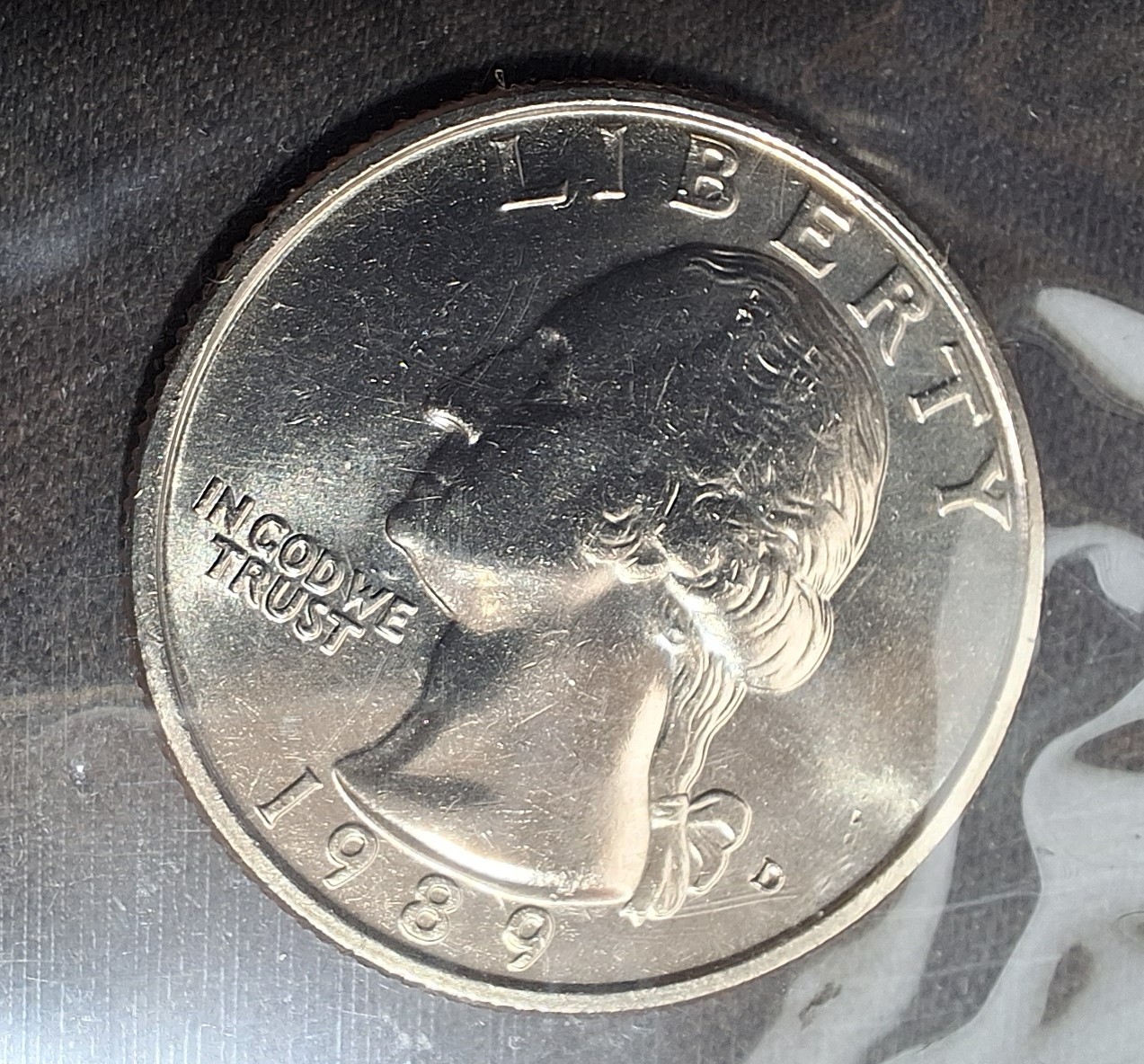 1989 Uncirculated Coin Set, Packaging ERROR, Missing "P" Cent, Sealed