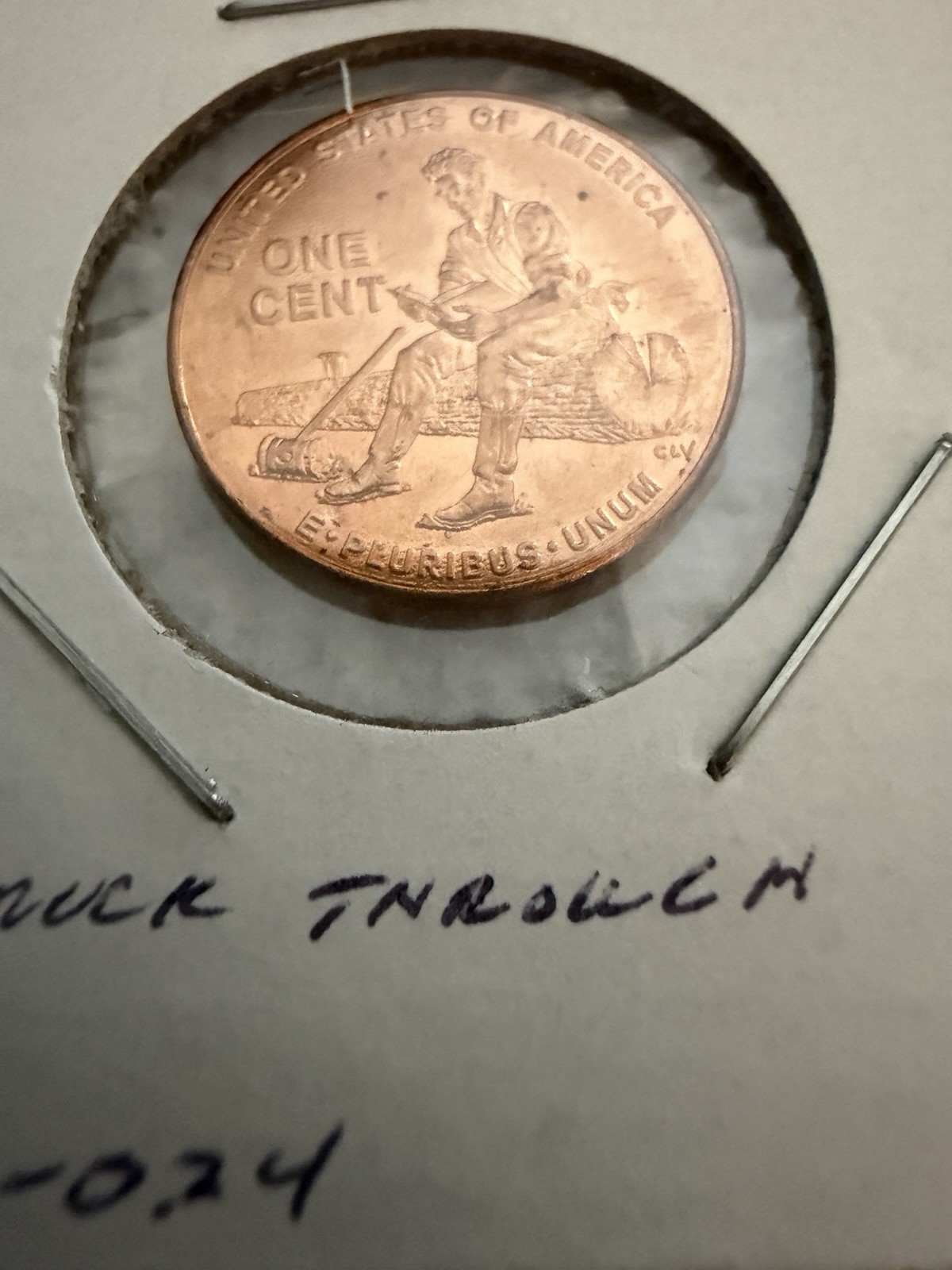 2009 P Formative Year Lincoln Penny Error (#2)