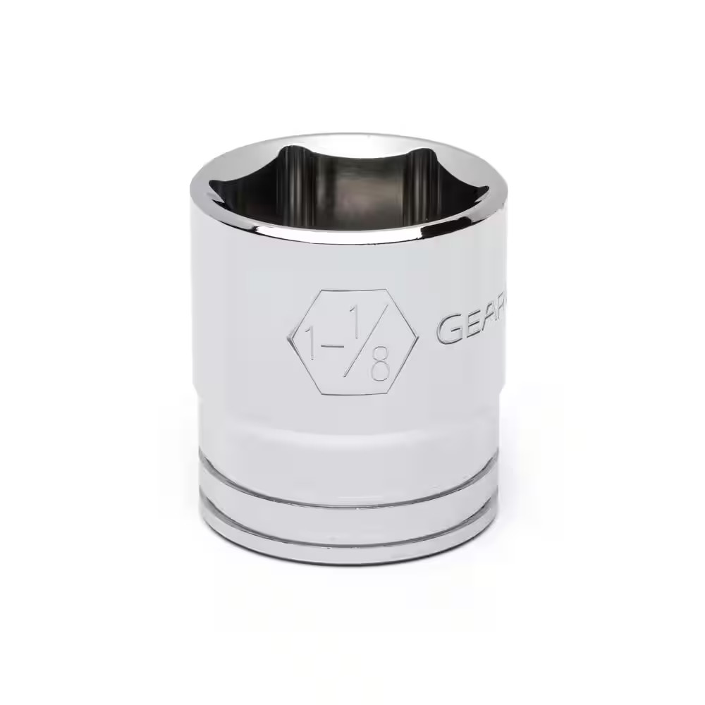 1/2 In. Drive 6 Point SAE Standard Socket 1-1/8 In.