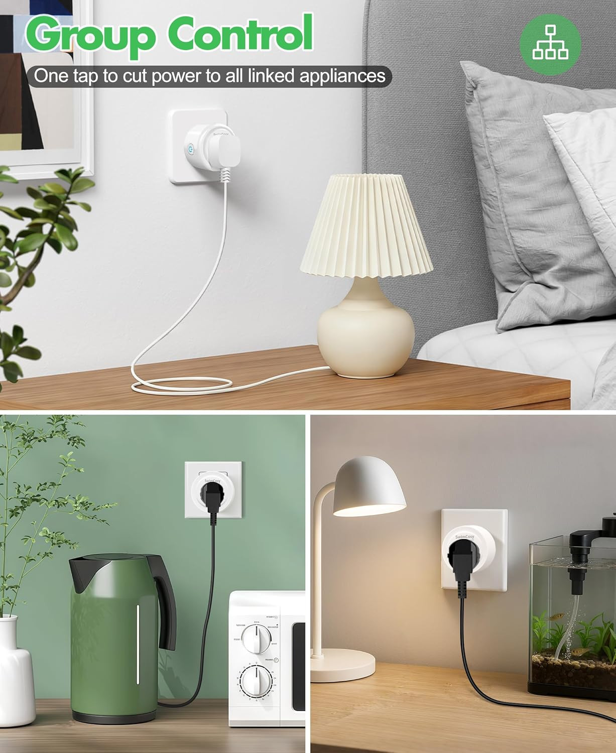 🔌 Mini Smart WiFi Plug | Alexa Google | Timer & Remote Control