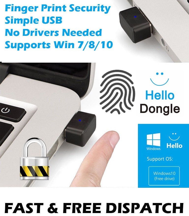 Mini Capturing PC Fingerprint Scanner Laptop Security Key Computer USB Interface