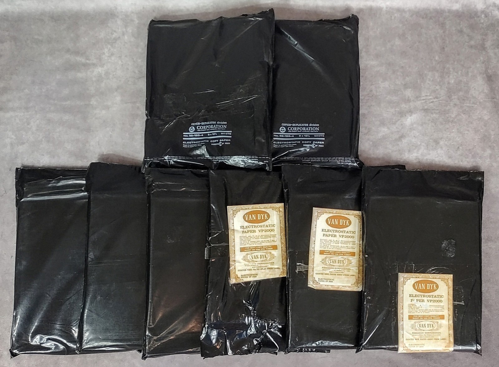 Vintage Electrostatic Copier Paper VanDyk AM Corp 8 Packs 1600 Sheets NEW Sealed
