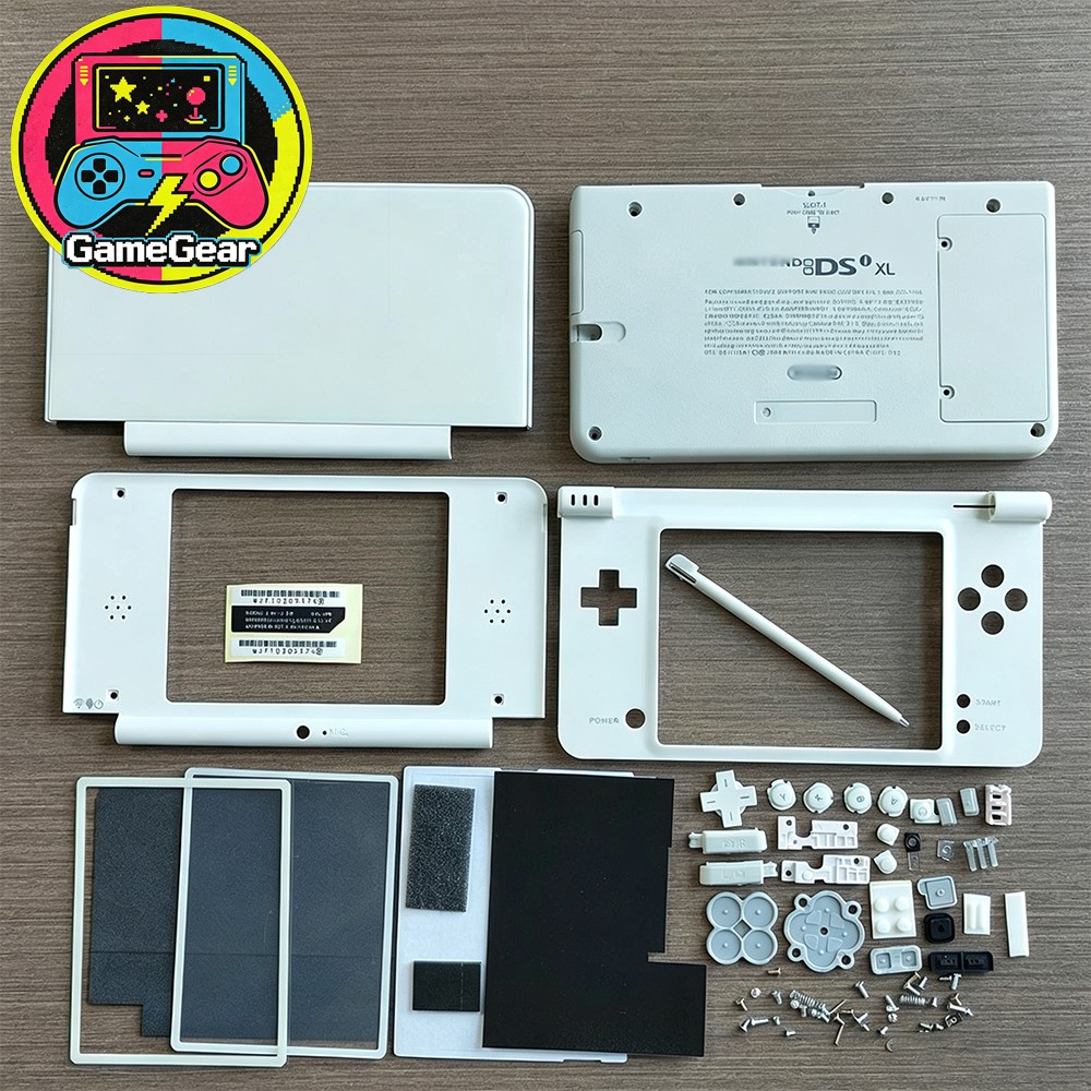 Housing Shell for Nintendo DSi XL Lens Shell Tools Screen Replacement White
