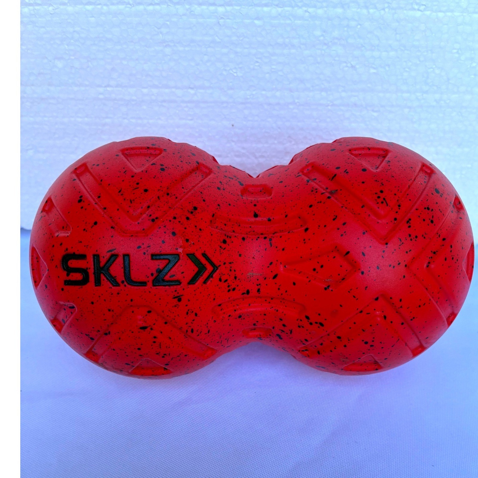 SKLZ AccuBall Dual Point Massage Ball Red Black Speckled Muscle Trigger Point