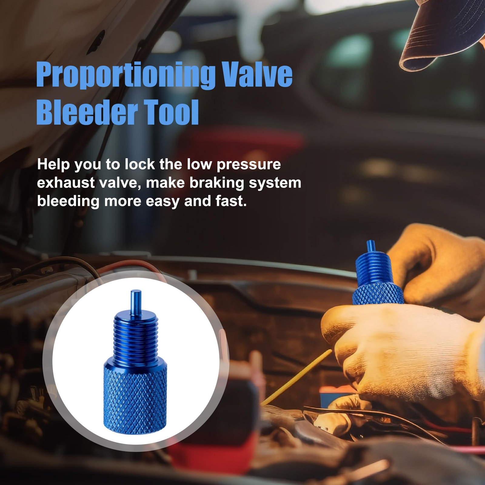 ZIMISI Brake Proportioning Valve Bleeder Tool, Drum Brake Tool Compatible wit...