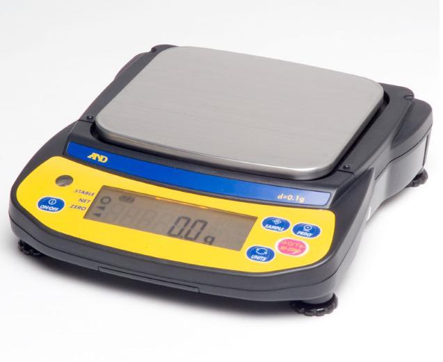 A&D EJ-2000 Precision Compact Lab Balance,2100g X0.1g Jewelry Scale,Pan 4.3",New