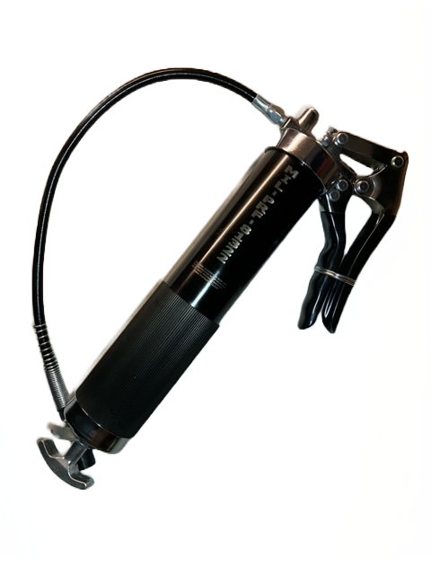 Aviation, A&P 5000 PSI Pistol Grip Anodized Grease Gun MIL-SPEC Inscribed.