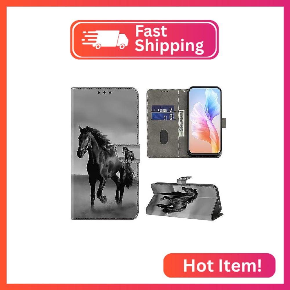 VODEFOX Case for Samsung Galaxy S21, PU Leather Flip Folio Protective Cover with