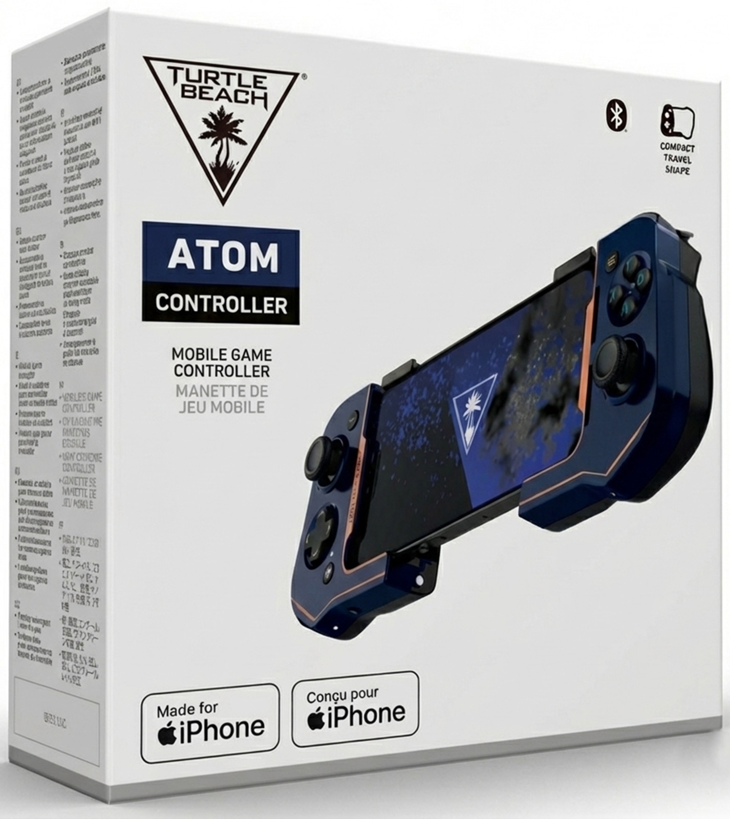 Turtle Beach Atom Mobile Gaming Controller Bluetooth iPhone Cloud – Cobalt Blue