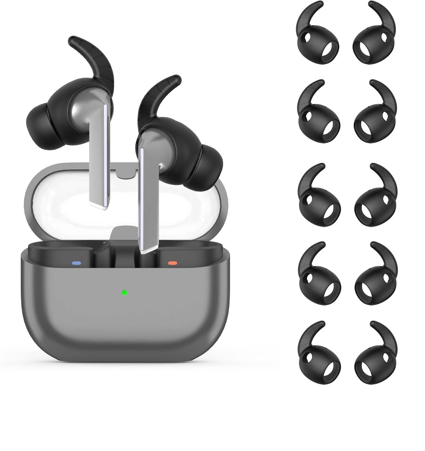 Samsung Galaxy Buds 3 Pro Ear Tips Covers 5 Pairs Sport Ear Hooks for Galaxy NEW