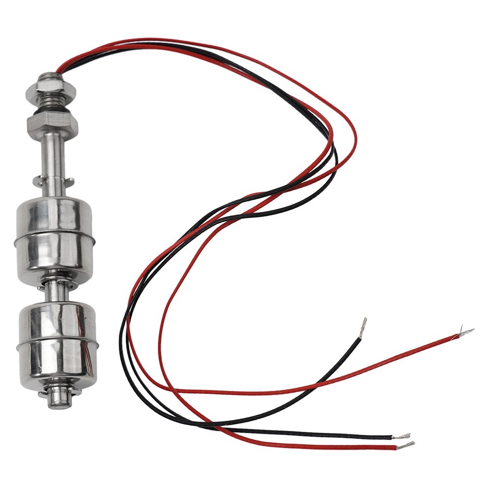 100mm Stainless Steel Double Ball Float Switch Water Level Sensor Controller