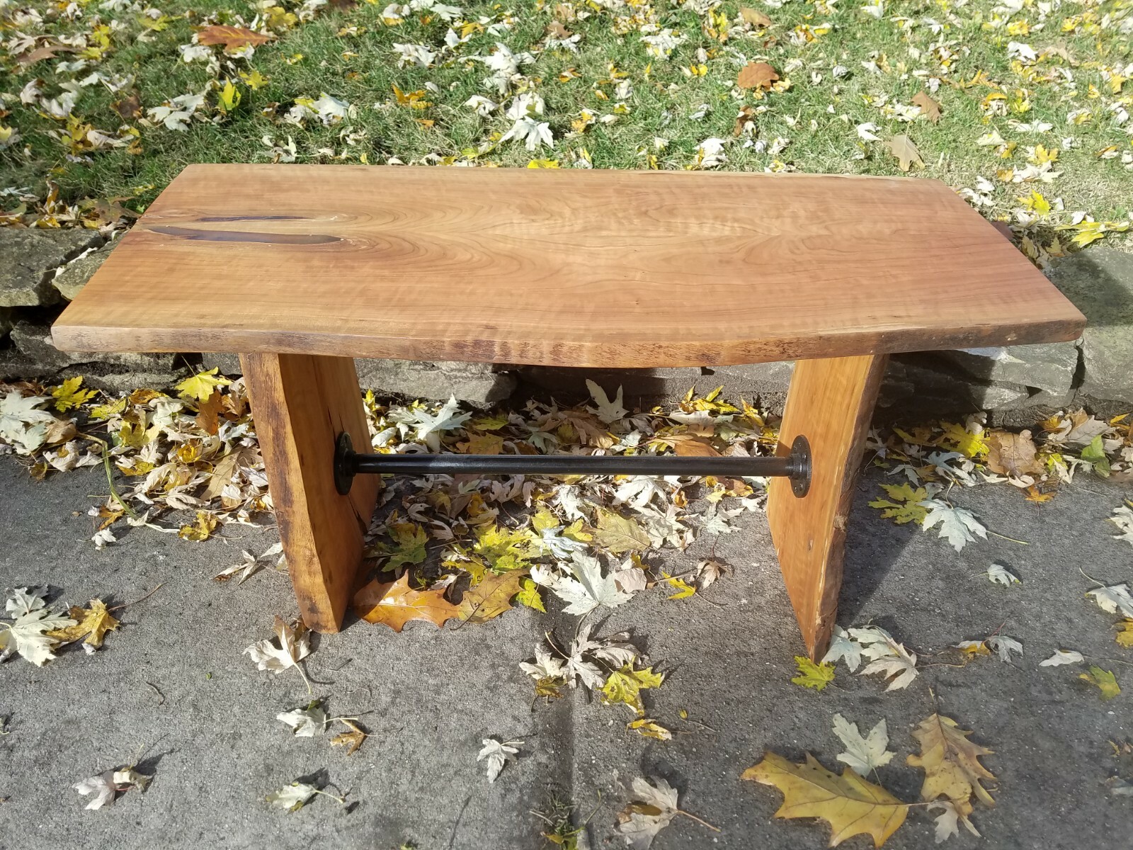 Beautiful Live Edge Cherry Wood Table or Bench