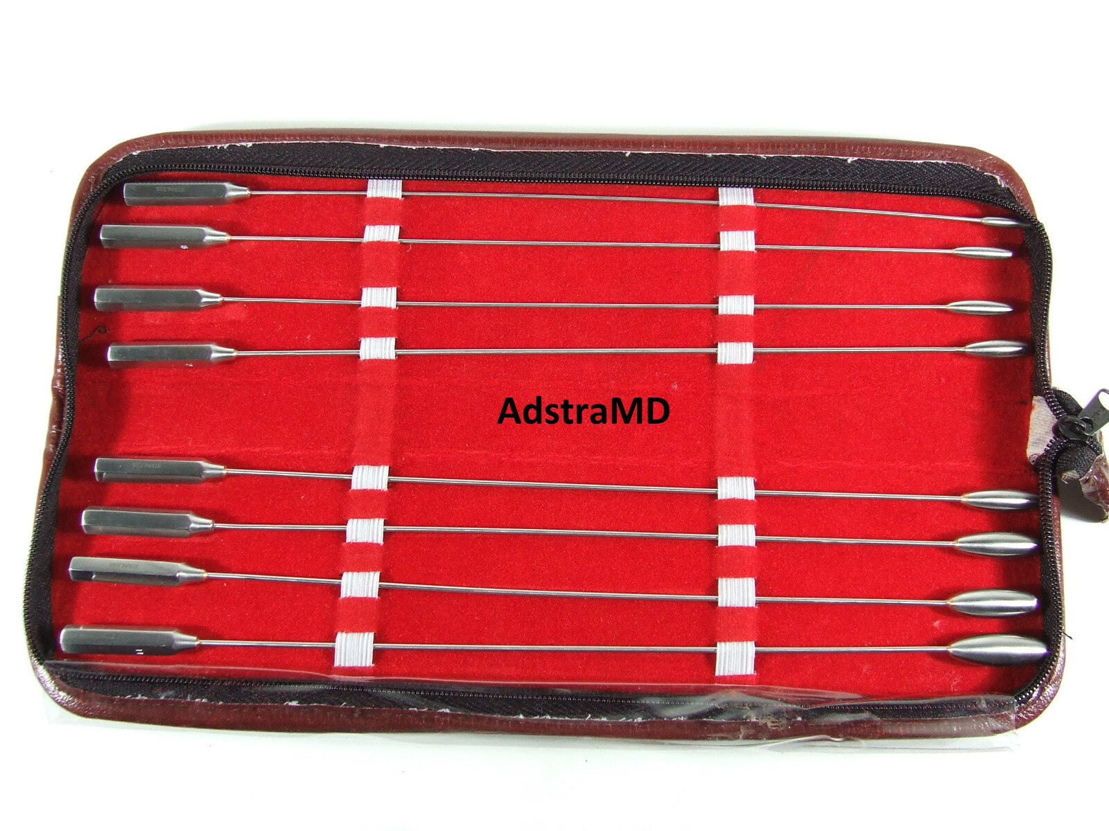 Bakes Common Duct Rosebud Urethral Sounds Dilator Set Surgical Instruments