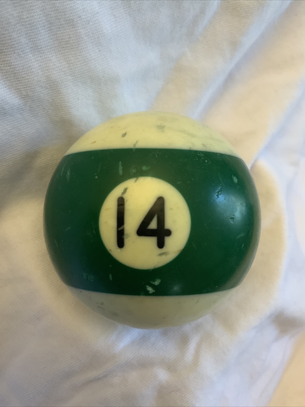 Vintage #14 Fourteen Replacement Pool Billiard Ball 2 1/4"  Free Shipping USA