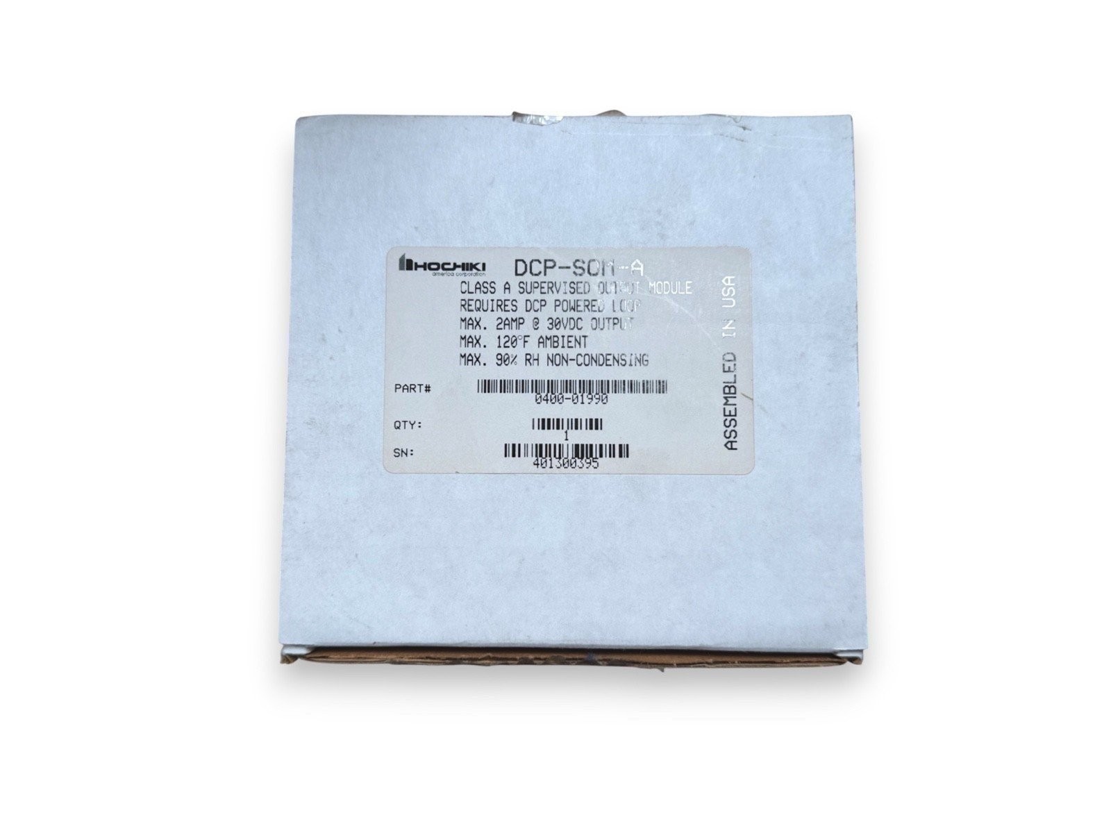 Hochiki DCP-SOM-R DCP-SOM-R/DS Class A Supervised Output Module (NEW IN BOX)
