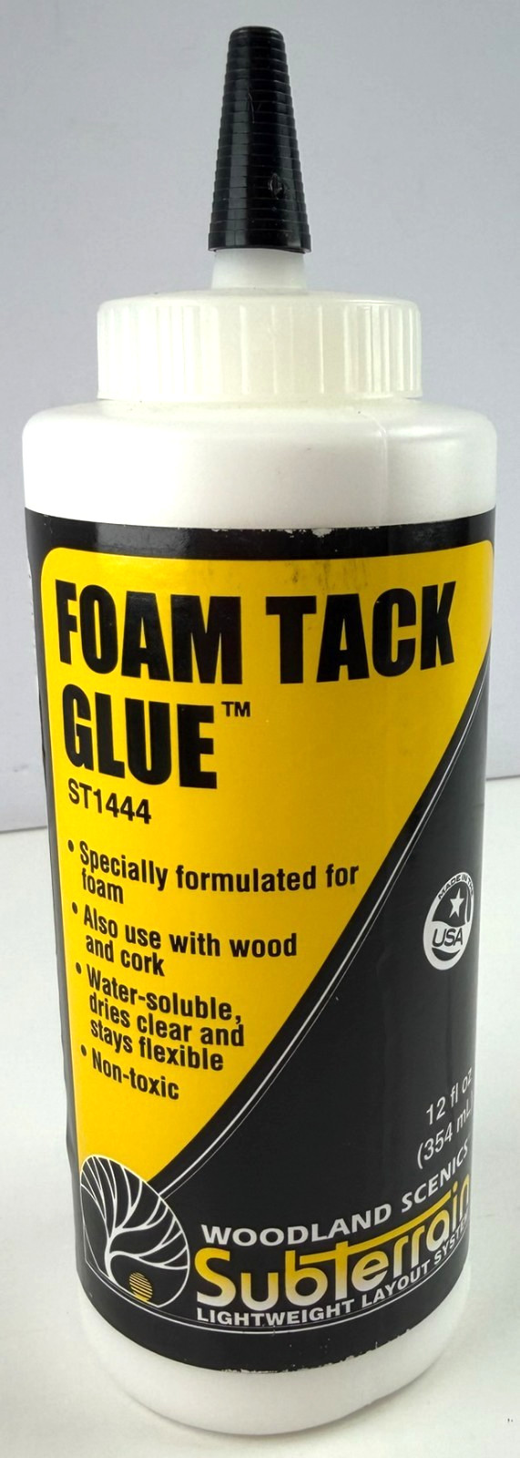 Woodland Scenics ST1444 Foam Tack Glue 12 fl oz (354 mL) New