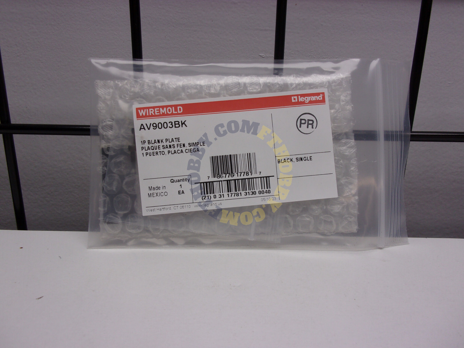 Wiremold Keystone Jack Plate - AV9003BK