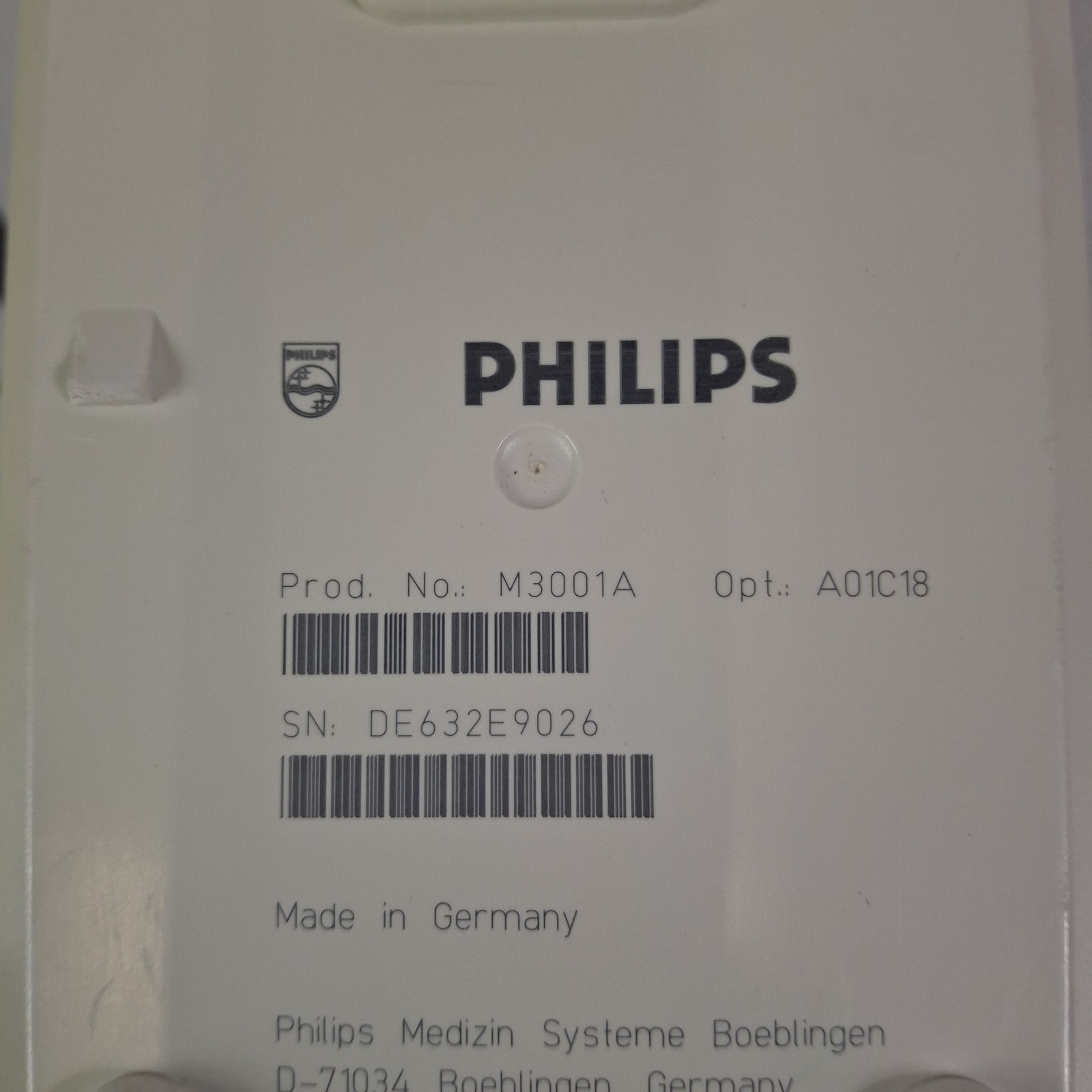 Philips M3001A-A01C06 Fast SpO2, NIBP, ECG, Temp, IBP MMS Module