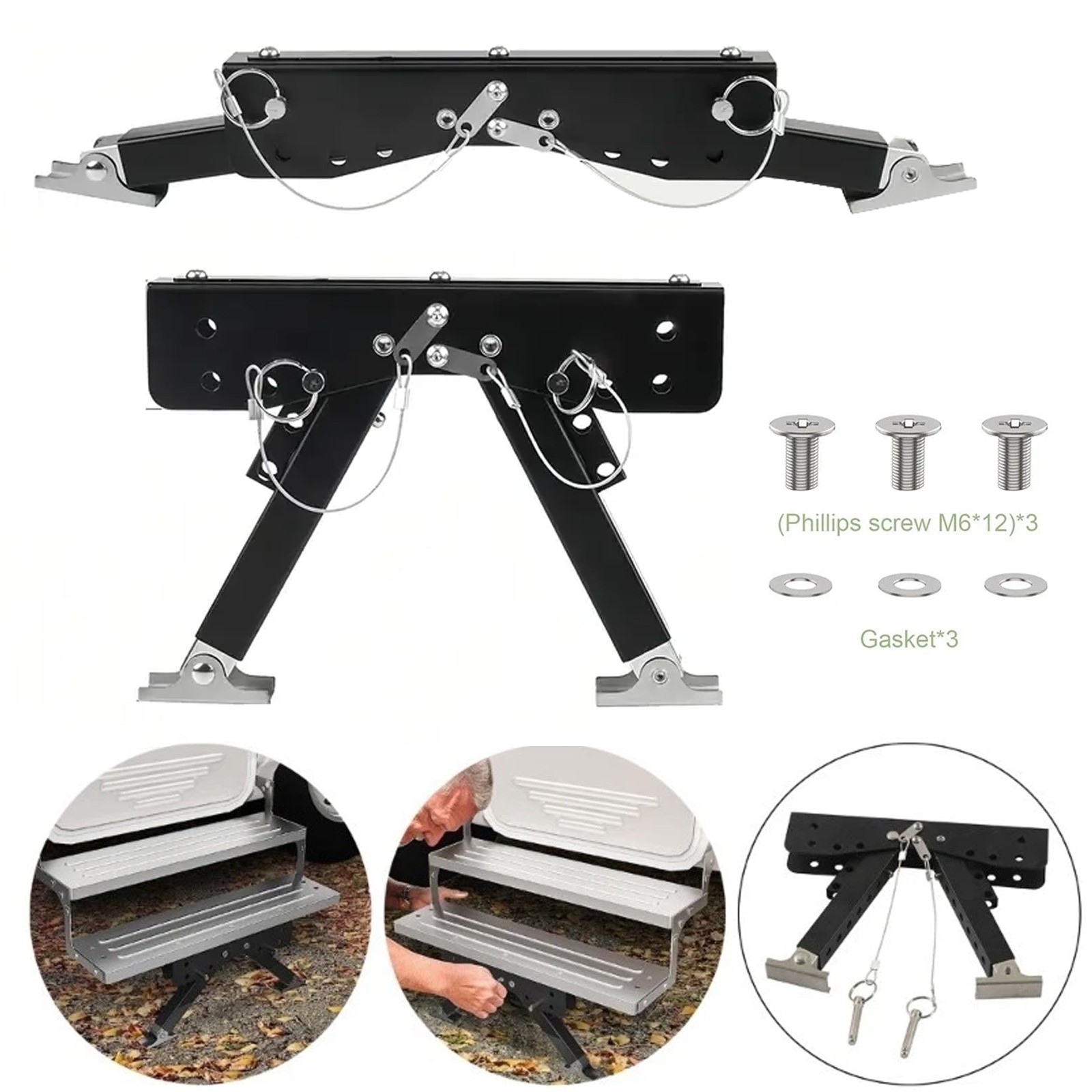 RV Step Stabilizer, Stabilizer Kit for Camper, 5th Wheels, Travel Trailers USA