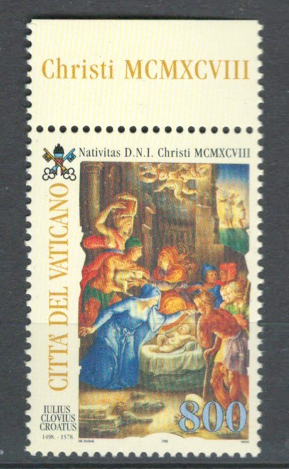 VATICAN EUROPE  SEASONAL COMMEMORATIVE MNH SET  LOT (POPE 551)