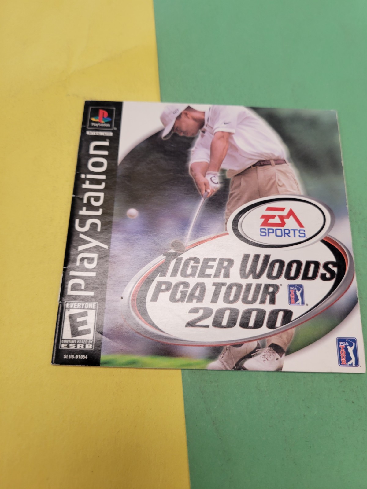 Tiger Woods PGA Tour 2000 (Sony PlayStation 1, 2000) Manual Only