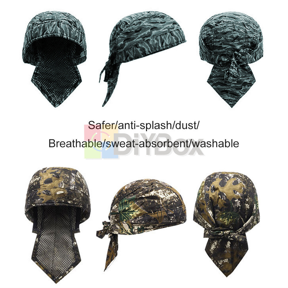 Welding Welder Protective Hat Cap Scarf Welders Flame Retardant Cotton Helmet
