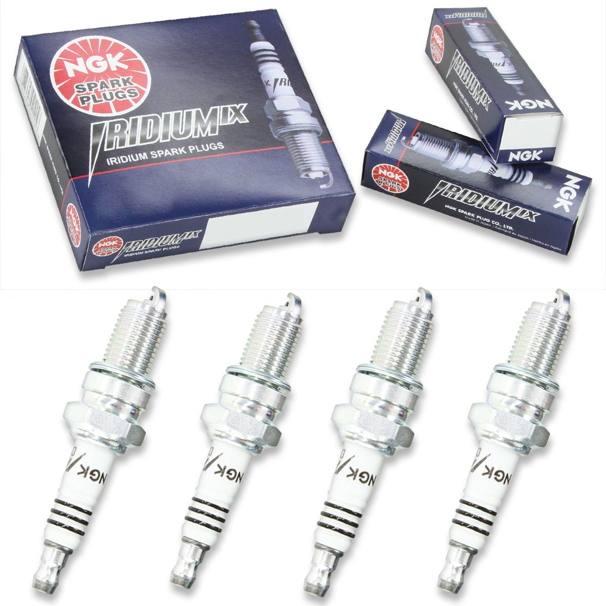 4pcs 2010 Arctic Cat 300 2x4 Auto NGK Iridium IX Spark Plugs 280cc 17ci yr