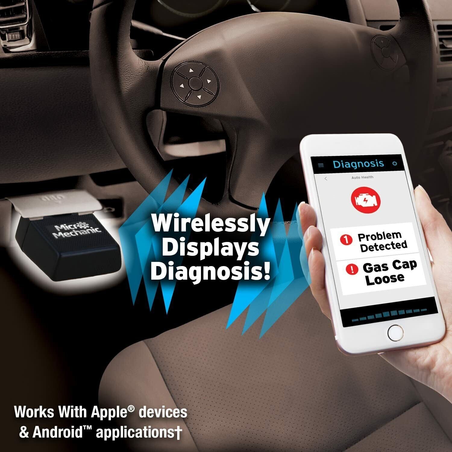 NEW Micro Mechanic Portable Check Engine Car Code Reader Diagnostic Tool Scanner