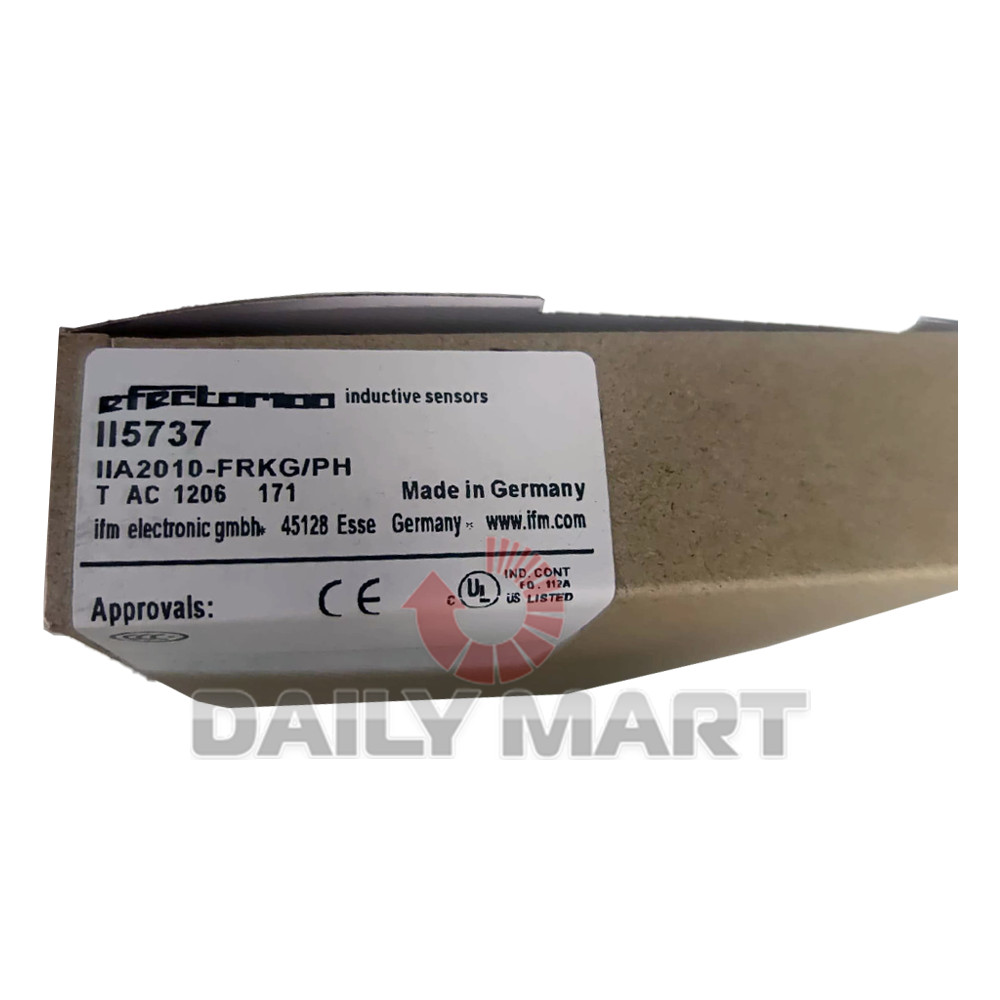 New In Box IFM II5737 IIA2010-FRKG/PH Proximity Switch