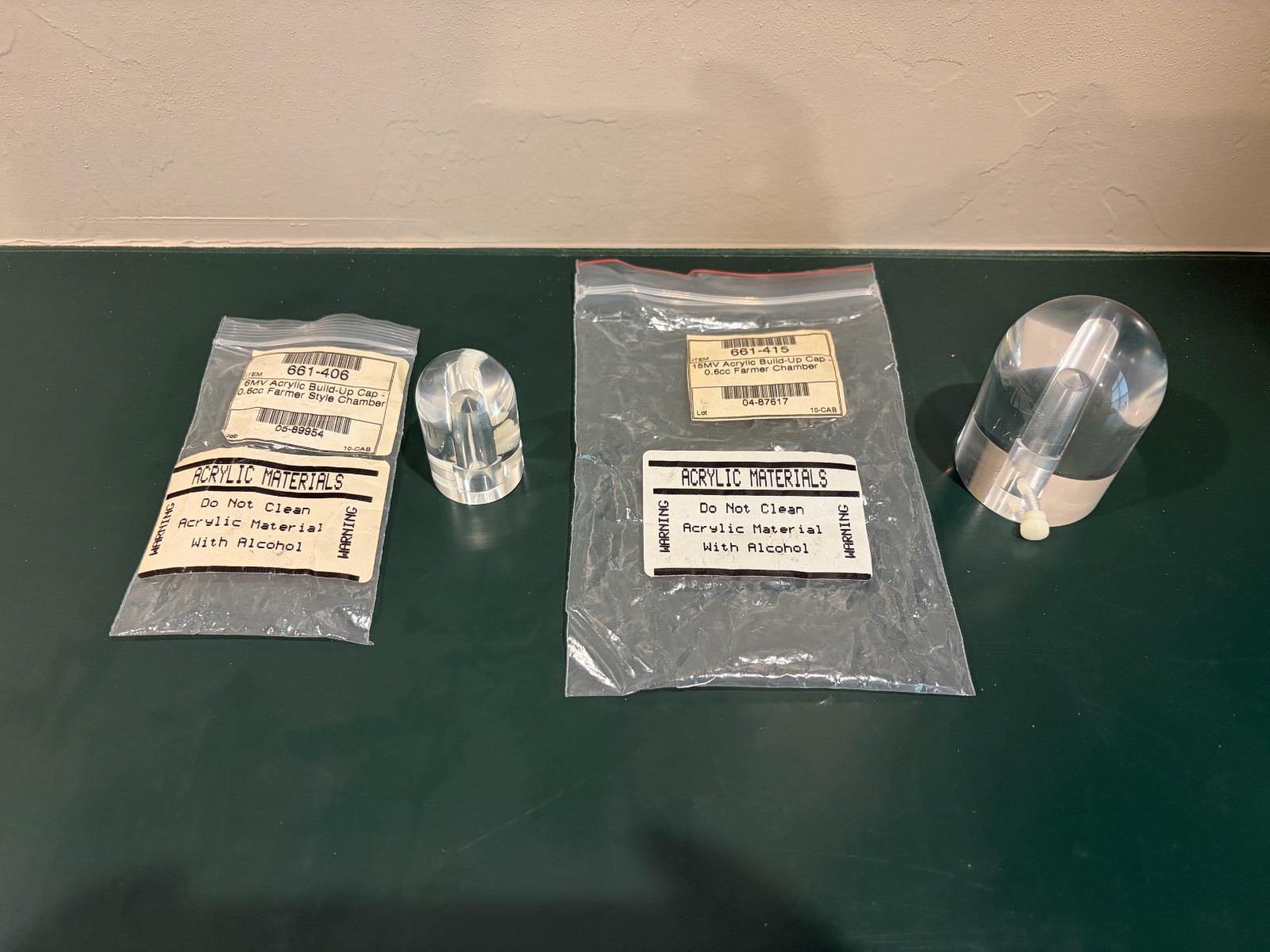 Various Build-Up Caps for Farmer Style Chambers
