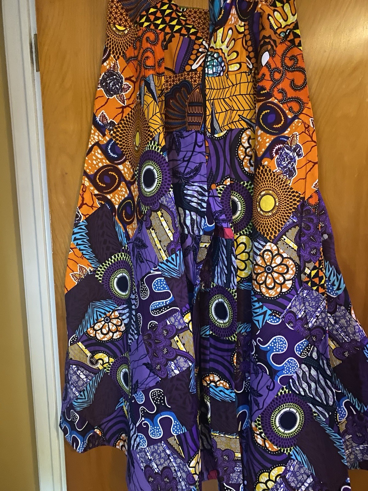 Wide Leg Pant- Large/XL w/ Pockets- African/ Ankara Cotton