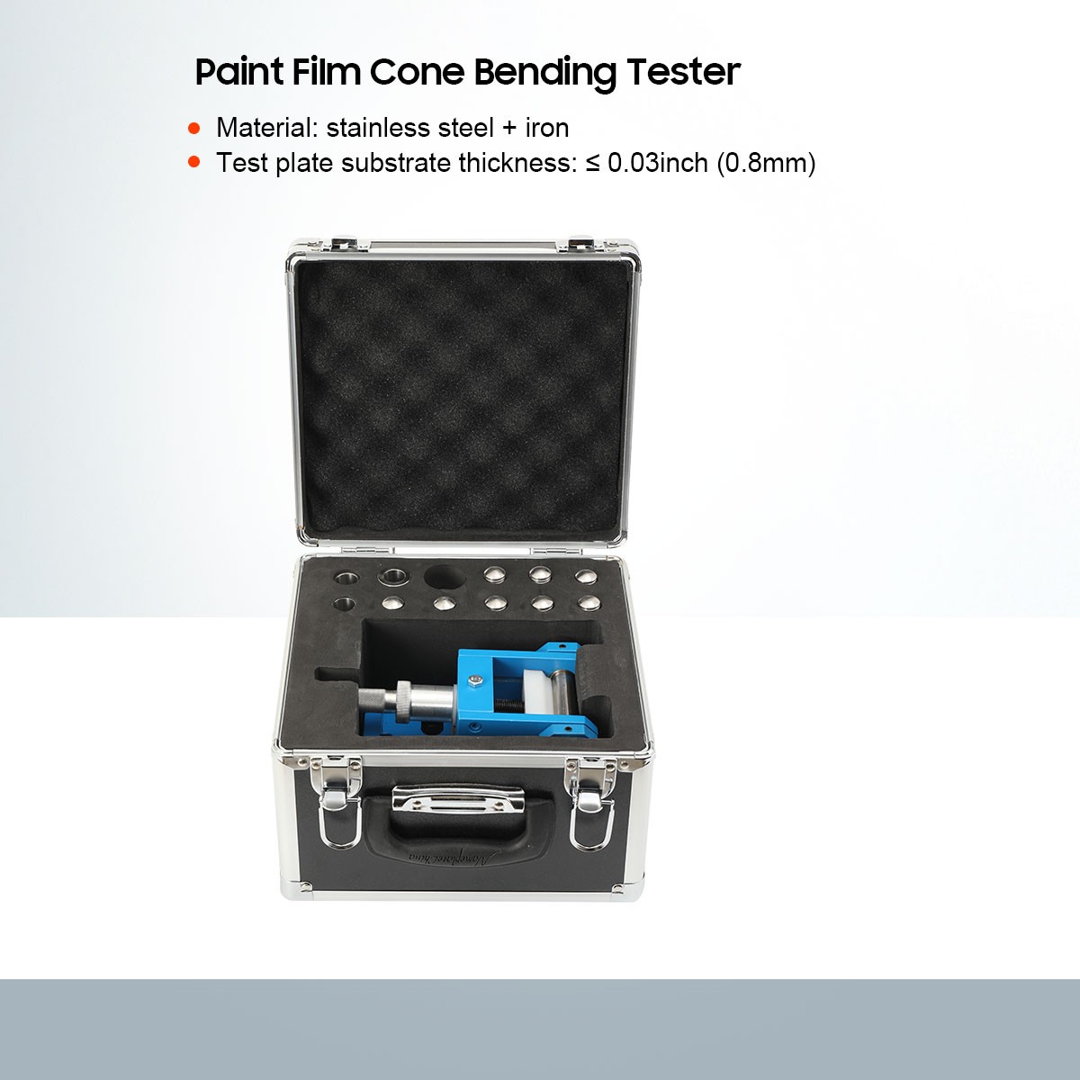Paint Film Cylindrical Axis Bending Tester Flexibility Test Cylinder Bend Tester