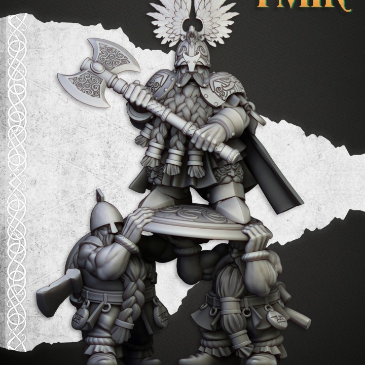 Sons of Ymir - King Ulric of Thrym-Heim - Highland Miniatures 28mm