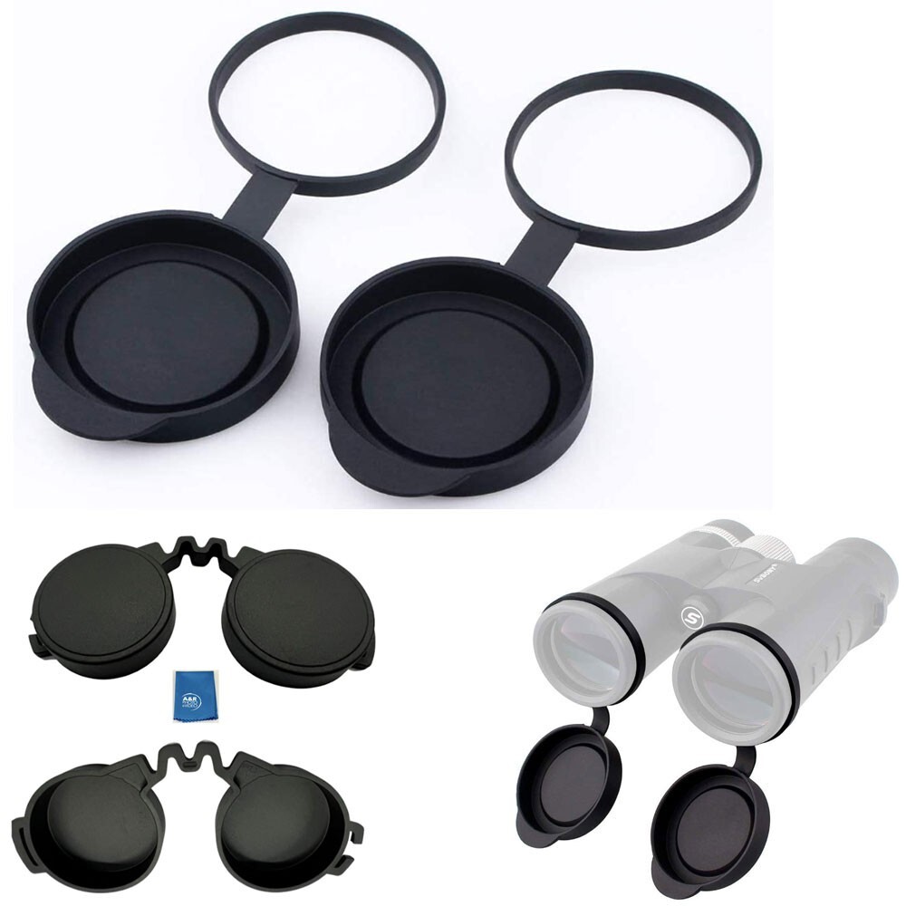 Front & Rear Lens Cap Cover For Vortex Optics Diamondback HD Binoculars 12x50