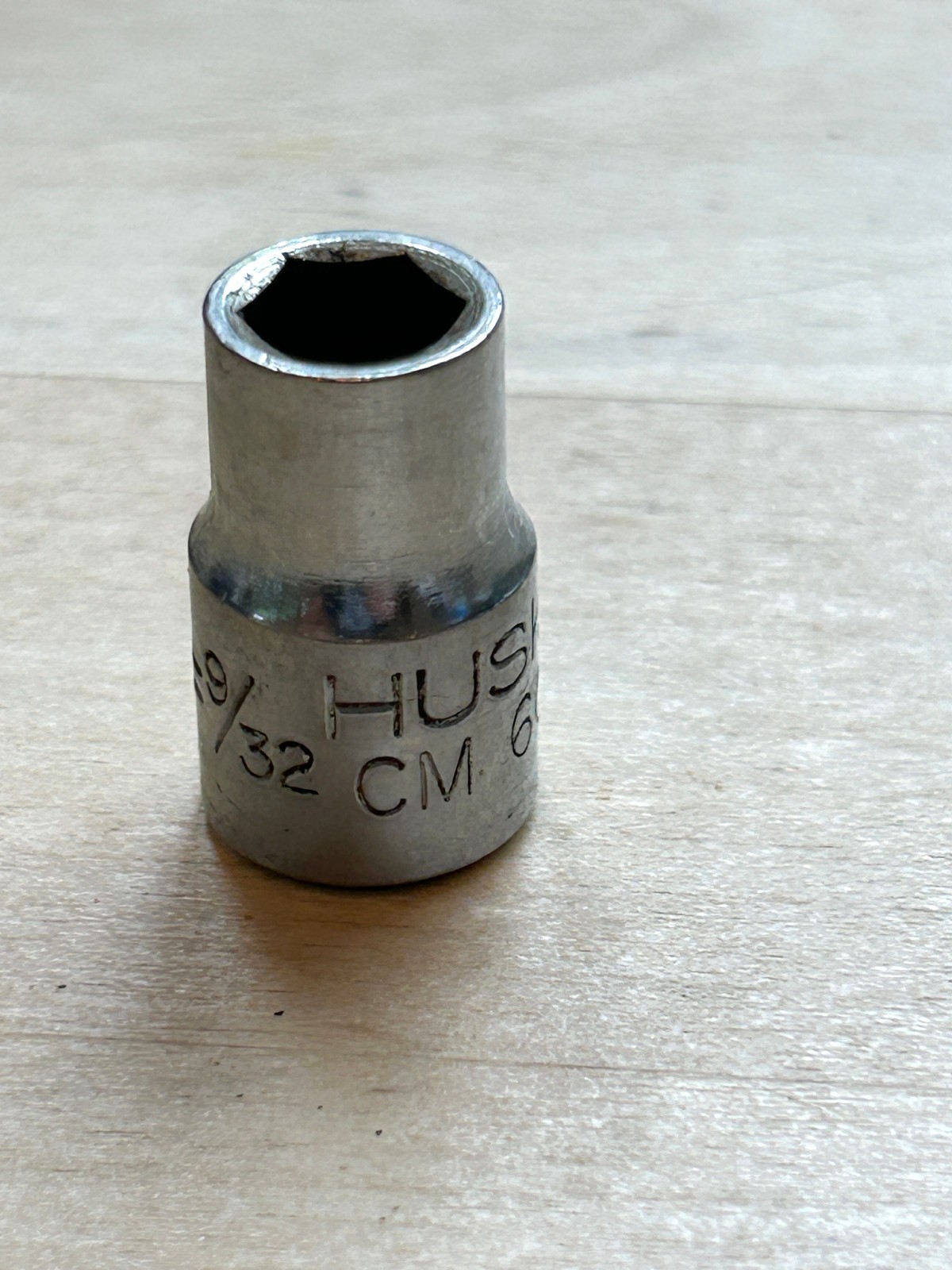 Vintage Husky  9/32” - 6 point Socket - 1/4" Drive - CM 609