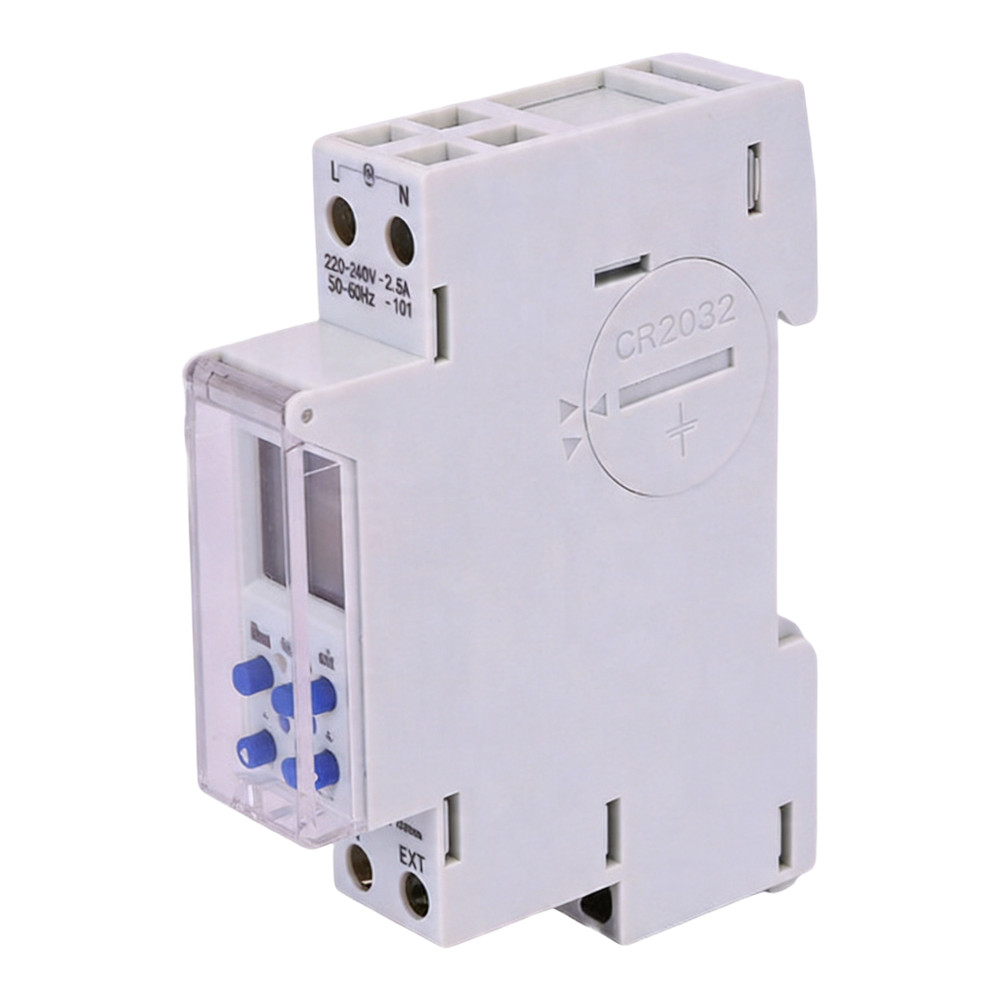 TM610 Smart Dual Circuit Timer Switch on for din Rail with Digital LCD Screen